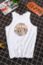 Harajuku triều thương hiệu nam cotton lỏng thoáng khí vest thể hình thể thao giản dị áo in mồ hôi vest thủy triều Nhật Bản Lót