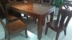 Nanshan Mulinsen túi giao hàng màu nâu sẫm Trung Quốc tất cả bàn ăn gỗ bách và ghế ăn gỗ rắn bàn ghế gỗ tuyết tùng - Bộ đồ nội thất