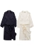 Miễn phí vận chuyển. [Mùa hè mỏng áo choàng tắm] cotton waffle bông gowns nam giới và phụ nữ kimono đồ ngủ áo choàng tắm kích thước lớn
