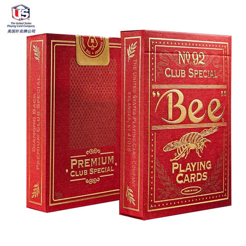 Little Bee Poker Gold Bee Card Golden Bee PLC066 местный местный золото -золото -творческий покер бесплатный доставка