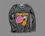 Sun Hao mùa xuân nhà dài tay t-shirt phim hoạt hình Garfield phiên bản lỏng đồ ngủ top bông nhà người quần áo giản dị có thể được đeo pyjama nữ