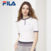 Lấy áo thun nữ Fila Fila mùa hè Áo cotton nữ ngắn tay áo len ngắn T nữ | F61W828122F - Áo phông thể thao áo top tank Áo phông thể thao