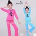 Mùa xuân và mùa thu trẻ em mới của trang phục khiêu vũ Latin trang phục phù hợp với thực hành quần áo thể dục nhịp điệu thể dục dụng cụ phù hợp với giày nhảy cha cha cha Khiêu vũ / Thể dục nhịp điệu / Thể dục dụng cụ