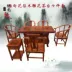 Miến điện gỗ hồng mộc gỗ gụ đồ nội thất cổ bàn trà và ghế kết hợp rắn bàn trà gỗ Kung Fu bàn trà bàn cà phê bảng