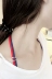 Áo ngực dây đeo vai treo cổ mùa hè sexy chéo rộng móc vành đai mỏng kẹo màu Hàn Quốc điều chỉnh backless vành đai đồ lót quan lot nu Vai tráng