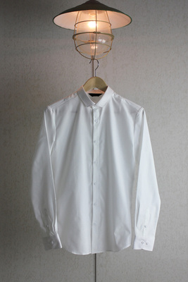 Vertebrate của Nam Giới Gốc Hàn Quốc Cổ Điển Slim Shirt Kinh Doanh Không Nhăn Chống Nhăn Dài Tay Áo Sơ Mi Trắng áo sơ mi công sở nam Áo