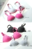 Bộ bikini đồ lót nữ mỏng áo ngực mềm cup không có vòng thép sâu V sexy 70AB75AB80 tam giác chống ánh sáng cúp ngực Bikini