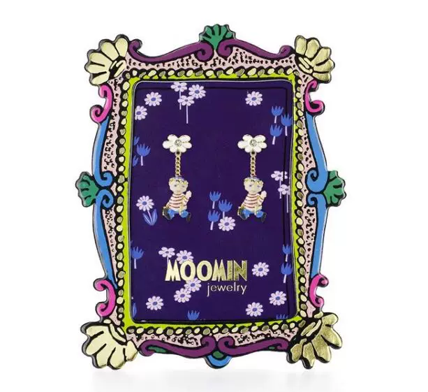 MOOMIN VIVIAN buyer TOO TICKY SNUFKIN Flower Little Boy Earrings