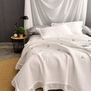 Hàn Quốc đa chức năng chăn bông trải giường ba mảnh duy nhất có thể giặt điều hòa không khí quilted quilt dày tấm mùa hè mát mẻ - Trải giường