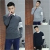 Mùa xuân và mùa thu nam tb áo thun Hàn Quốc phiên bản của tự trồng cơ sở vòng cổ áo len nam giới và phụ nữ những người yêu thích áo khoác áo len Cặp đôi áo len
