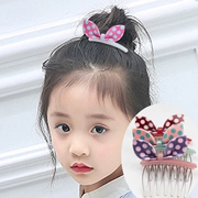 Mũ trùm đầu trẻ em Hàn Quốc đơn giản phim hoạt hình lược chải tóc lược lược Liu Hai chải bé gái thỏ tóc thẻ màu kẹo - Phụ kiện tóc