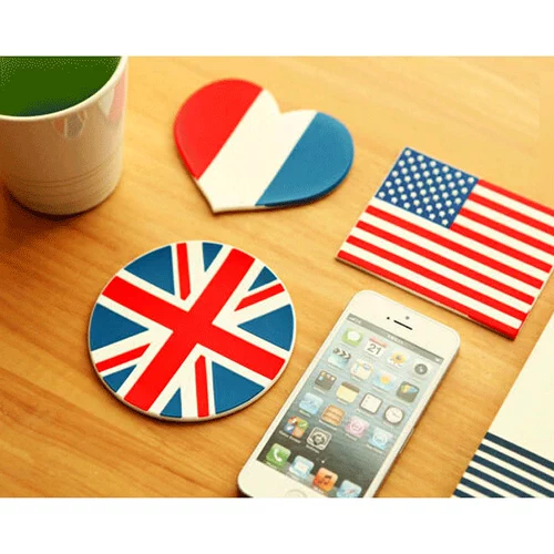 Творческий дом Spritga National Flag Cushion Silicon Glamour Hit Pads против Holide Cushion Soft Gel Cushion US British National Flag