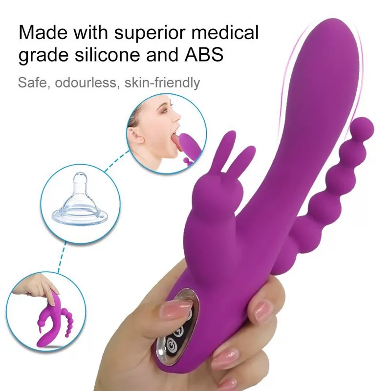 Взрослый кролик-анальная dildo вибратор секстoys стимулятор клитора