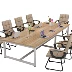 Và bàn hội nghị Mỹ dài bàn đơn giản hiện đại bàn làm việc hình chữ nhật bàn đào tạo bàn dài nhân viên nội thất văn phòng - Nội thất văn phòng