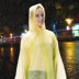 Poncho mưa trong suốt quần đặt dùng một lần đi bộ phù hợp với không thấm nước unisex áo mưa chia người lớn áo mưa bộ nữ đẹp Áo mưa / Quần mưa / Áo mưa