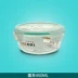 Tempered glass hộp lưu trữ hộp ăn trưa đặt lò vi sóng đồ dùng đặc biệt chịu nhiệt bìa hộp ăn trưa học sinh trung học hộp hộp nhựa tròn đựng thực phẩm Đồ bảo quản