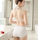 Quốc gia đen trắng eo cao che bụng nhỏ ngực siêu tụ tập áo tắm nữ bikini ba mảnh áo tắm nữ - Bikinis đồ bơi nữ Bikinis