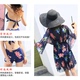 C XL béo mm ngực lớn ngực nhỏ D E F cup bikini ba mảnh thép tấm tụ tập che bụng áo tắm nữ - Bikinis áo tắm kín đáo Bikinis